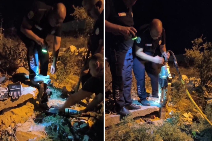 Demir borunun içinde ölümü bekledi: Nefes kesen operasyonla kurtarıldı