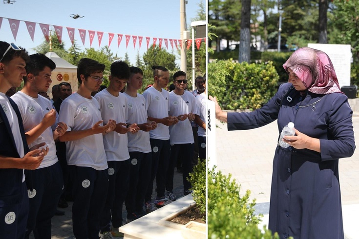Ömer Halisdemir’in kabrine ziyaretçi akını: Oğluma onun adını verdim