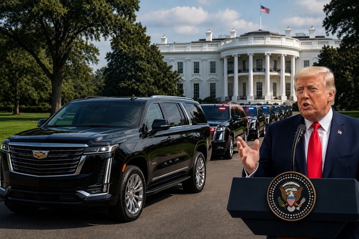 Trump’tan Beyaz Saray filosuna dev sipariş: Lüksün de lüksü 250 Cadillac Escalade yolda