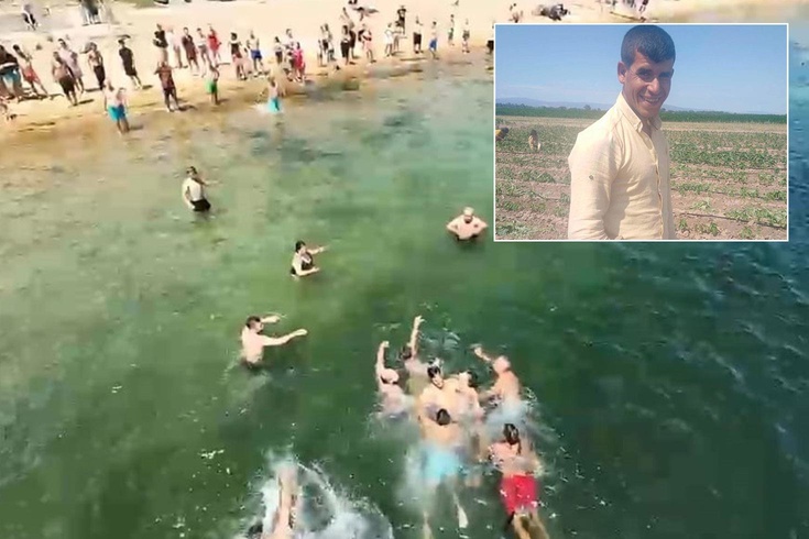 Denizde dronla yeri belirlenip kurtarılan genç, hastanede hayatını kaybetti