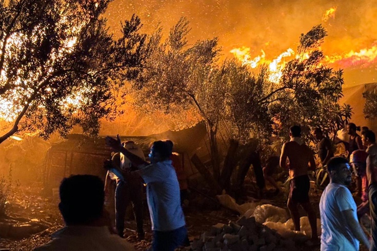 Muğla’nın Fethiye ilçesinde orman yangını