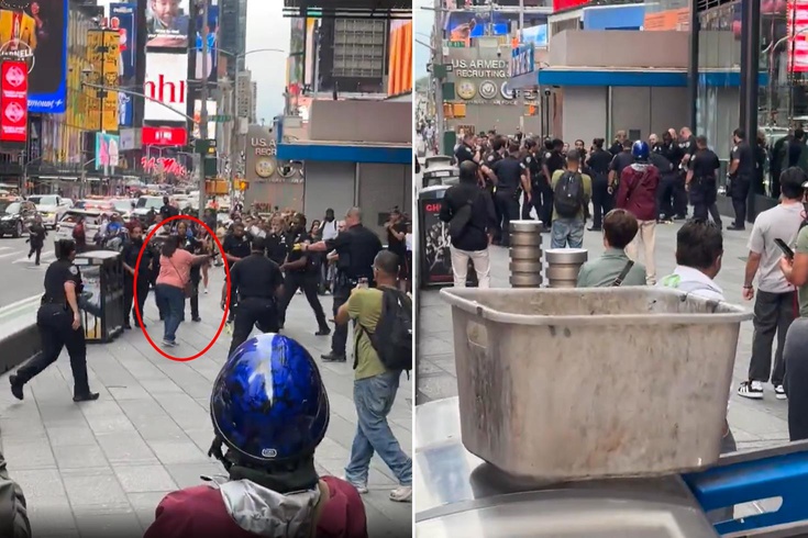 Dünyaca ünlü Times Square Meydanı’nda dehşet Polis kurşunuyla durduruldu