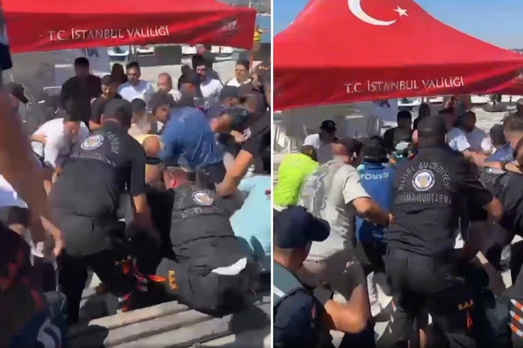 Batan geminin ardından Silivri’de gergin anlar Gazetecilere saldırdılar