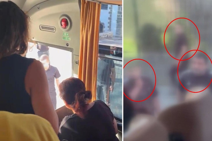 Diyarbakır’da korku dolu anlar Sağlık personelini taşıyan otobüsün önünü kesip camları yumrukladılar