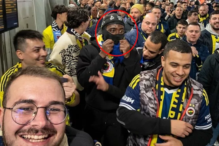Tanınmamak için kar maskesi taktı ama işe yaramadı Fenerbahçe maçında sürpriz