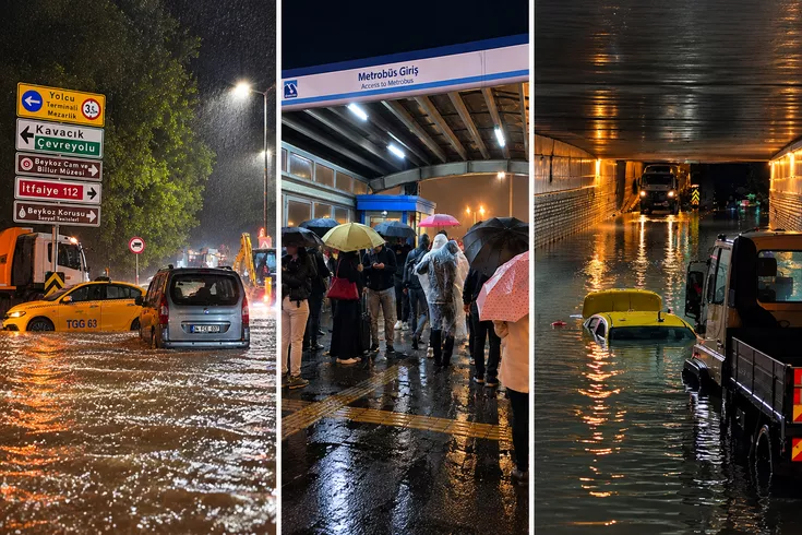 İstanbul’da felaket gecesi: 2 can kaybı, 2 bin 518 ihbar