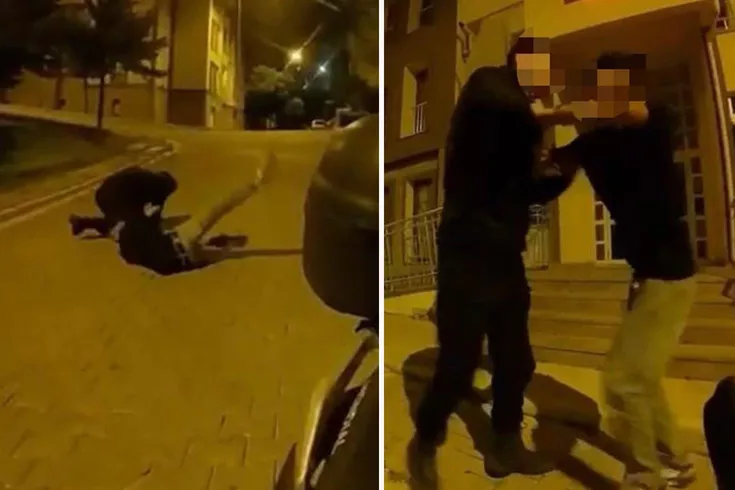 Kayseri’de hesap kavgası kask kamerasında Kuryeyi ve araya giren annesini bıçakladı