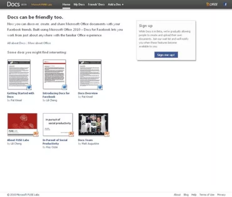 Microsoft ve Facebook\'tan: Docs.com!