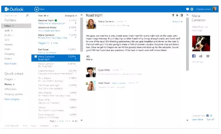 MS\'tan Gmail\'e dev rakip