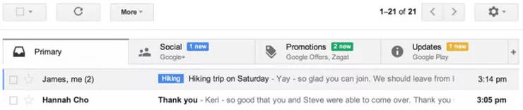 Gmail\'e dev yenilik!