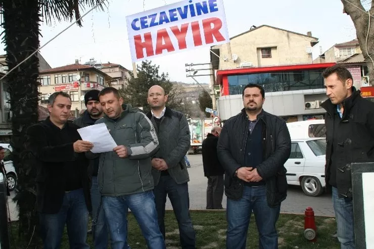 Devrek\'te \'Devrek\'e Cezaevi İstemiyoruz\' Eylemi