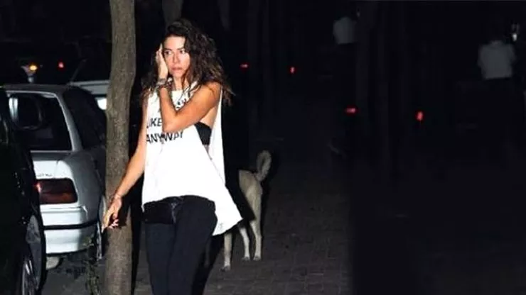 Başak Dizer, Kıvanç Tatlıtuğ Olmadan Gece Gezmesine Çıktı
