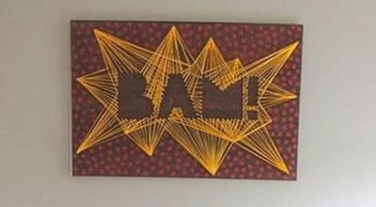 Masterpiece String Art - Bam!