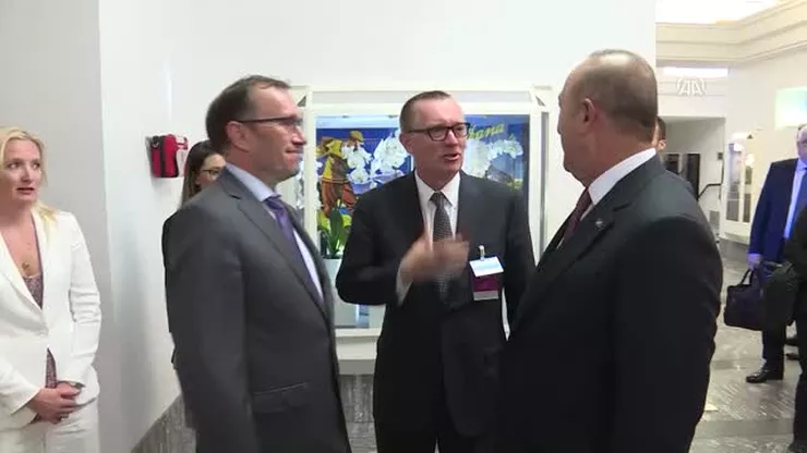 Çavuşoğlu, Eide ve Feltman Ile Görüştü