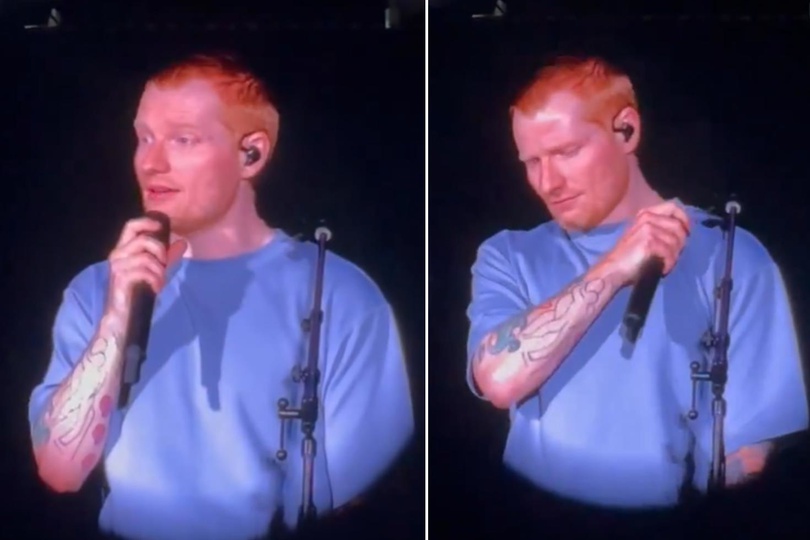 Ed Sheeran sahnede gözyaşlarını tutamadı: Gazze’de yaşananlar savunulamaz