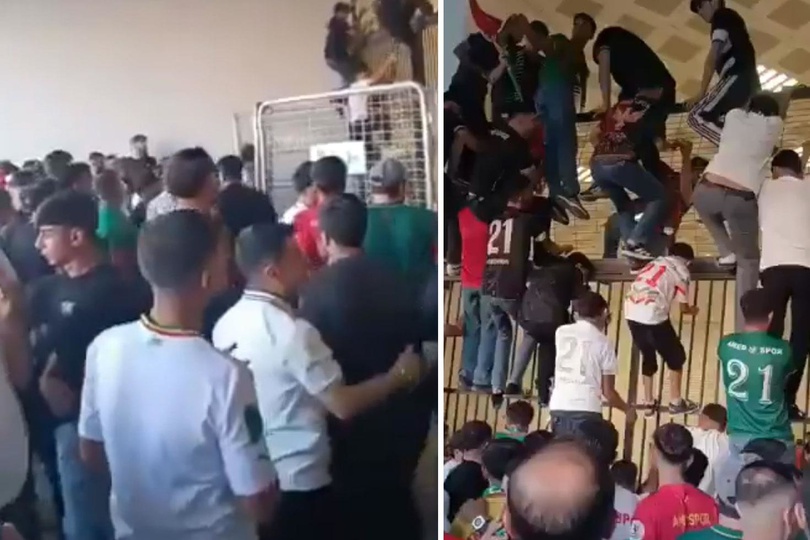 Bilet almadan stadyuma daldılar Kaçak giriş anları kamerada