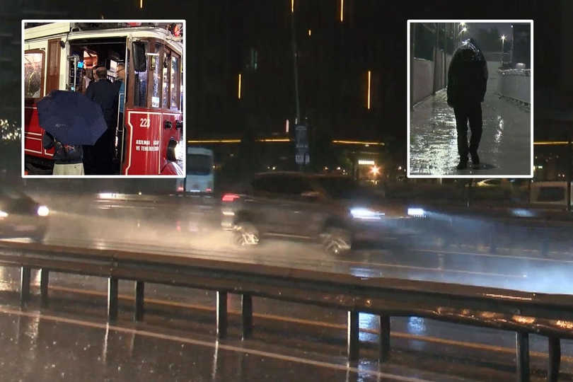 İstanbul’da sağanak yağış etkili oldu