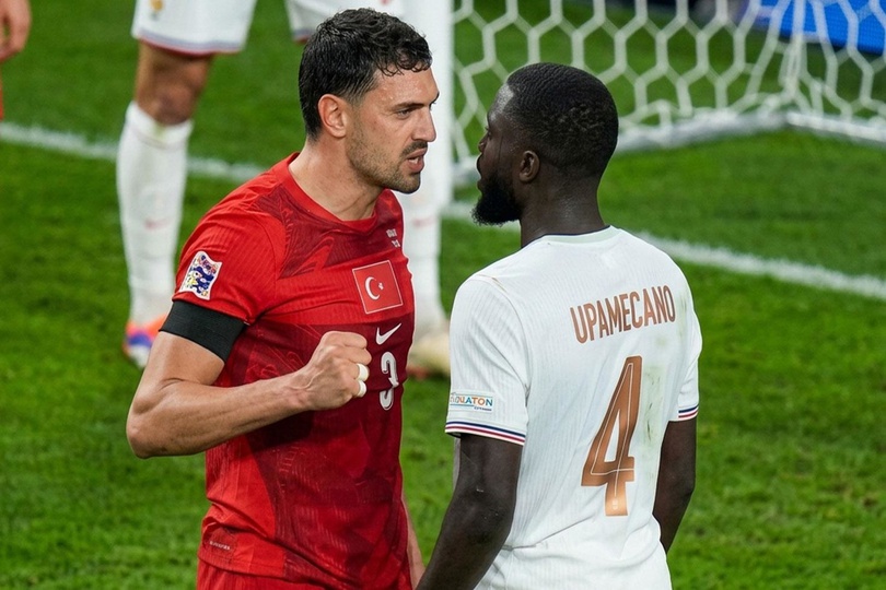 Maça damga vuran anlar Merih Demiral kendisini zor tuttu