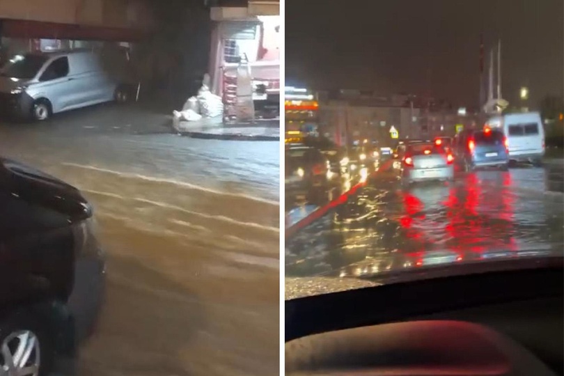 İstanbul’u sağanak vurdu Yollar göle döndü, sürücüler mahsur kaldı