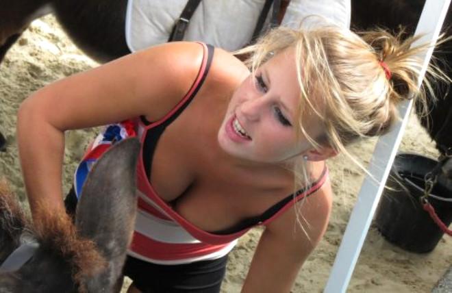 Schoolgirl talking dirty nipples first time