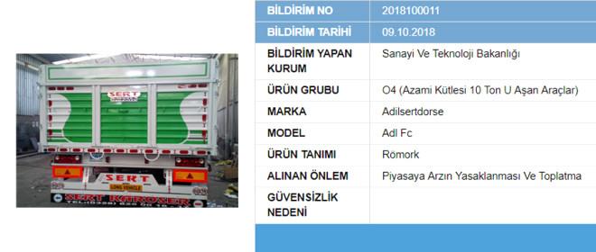 O4 (Azami Kütlesi 10 Ton U Aşan Araçlar) - ADİLSERTDORSE
