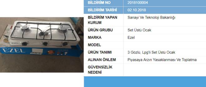 SET ÜSTÜ OCAK - EZEL