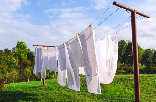 Çamaşır ipinde çamaşır asmak yasak