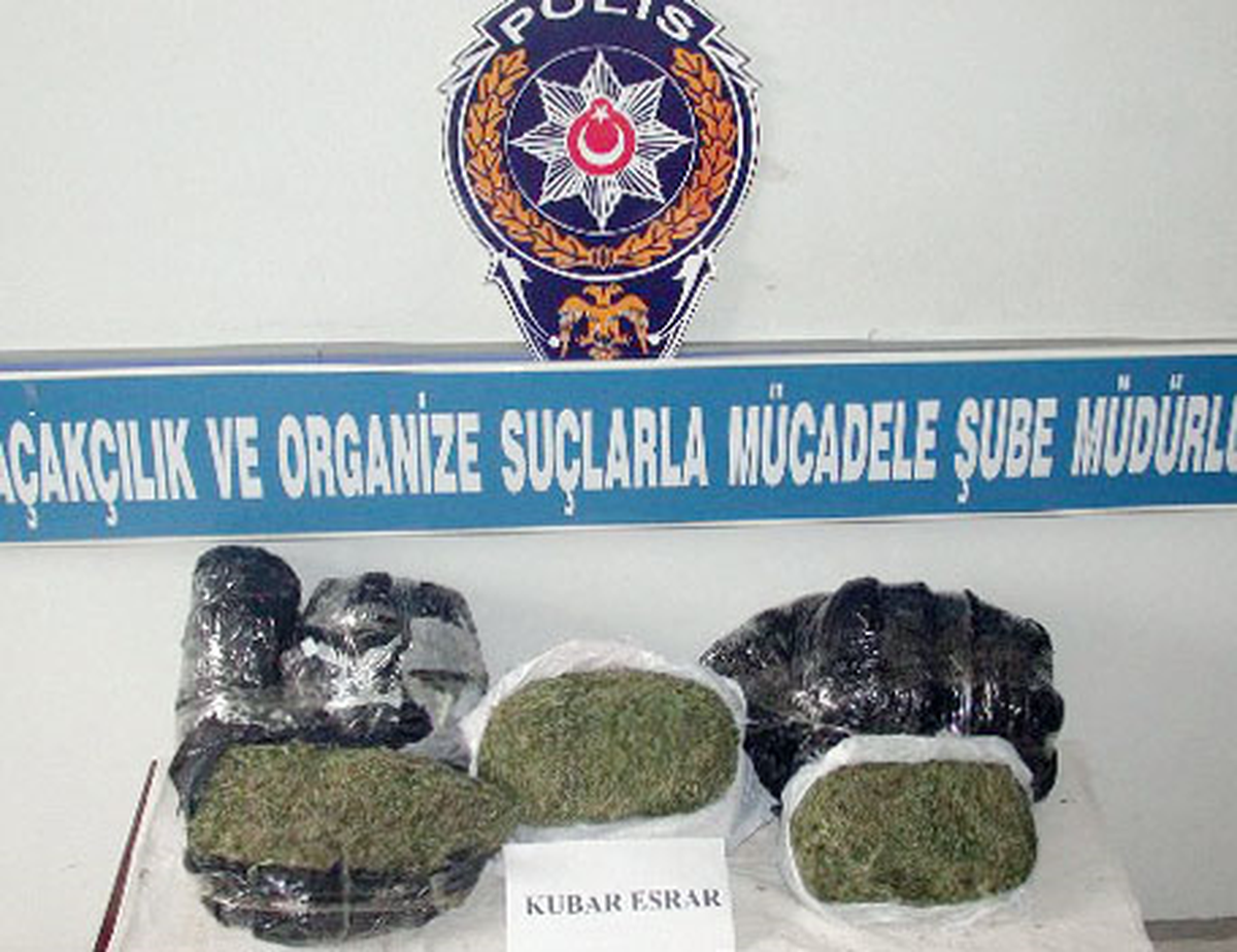 Hatay: Hatay'da 6 Kilo Esrar Ele Geçirildi