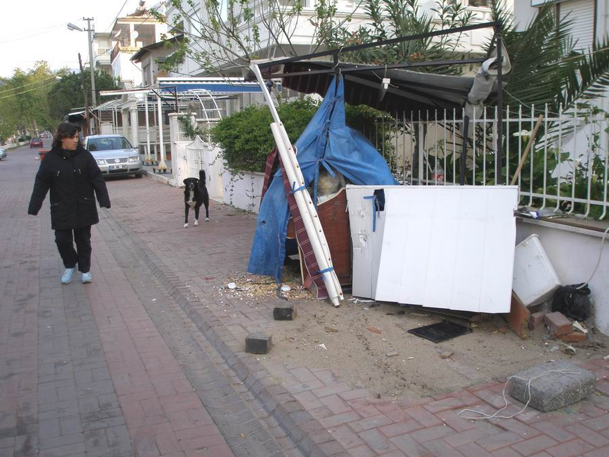 Hızını Alamayan Araç Çerez Tezgahına Çarptı