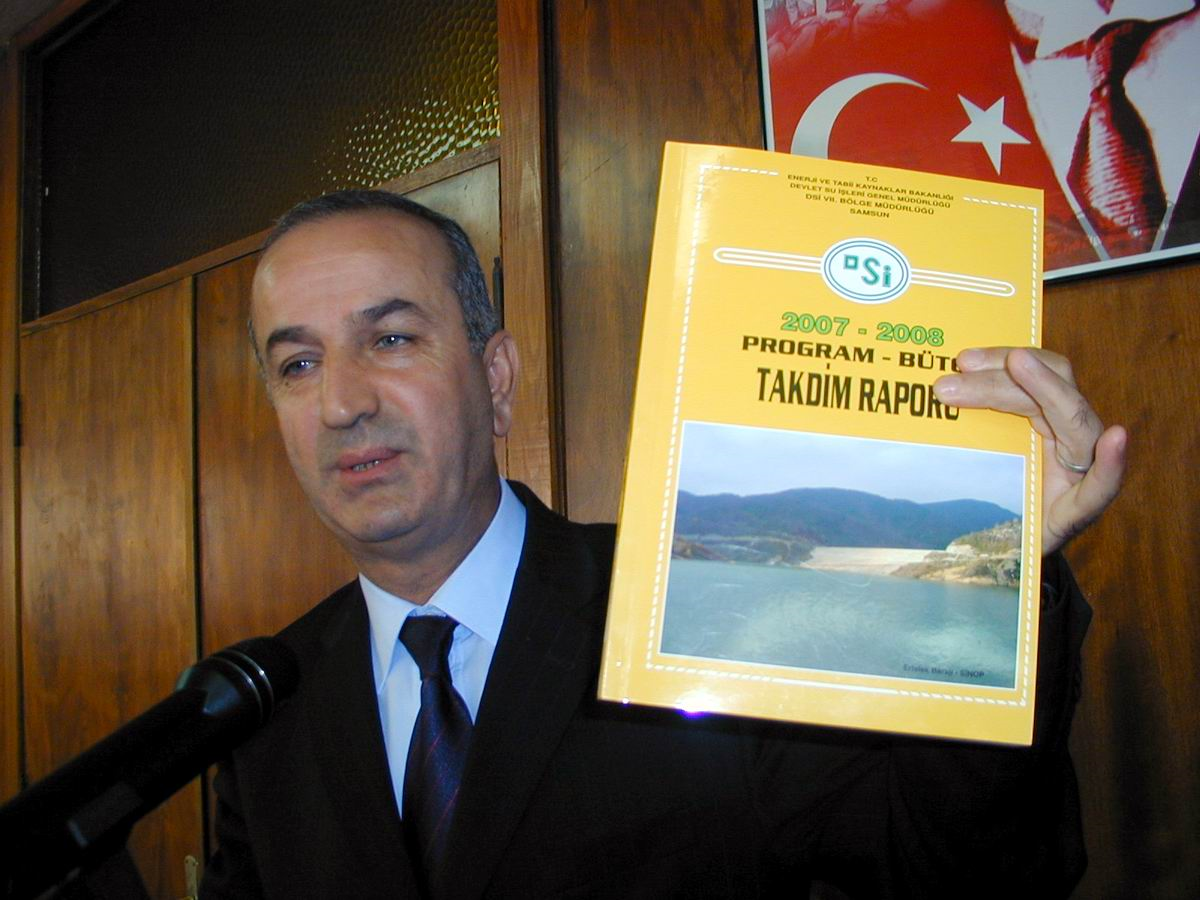 Erfelek Barajı DSİ Kitapçığına Kapak Oldu