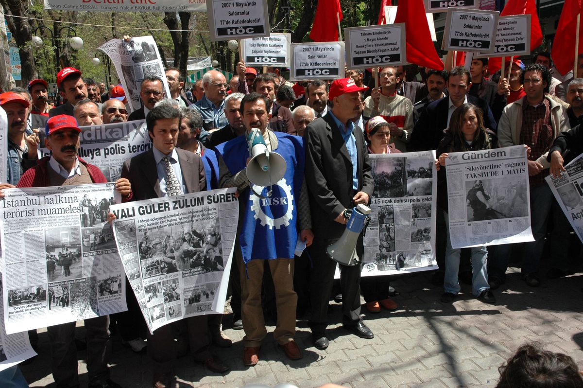 Yuksel Caddesı'nde Eylem