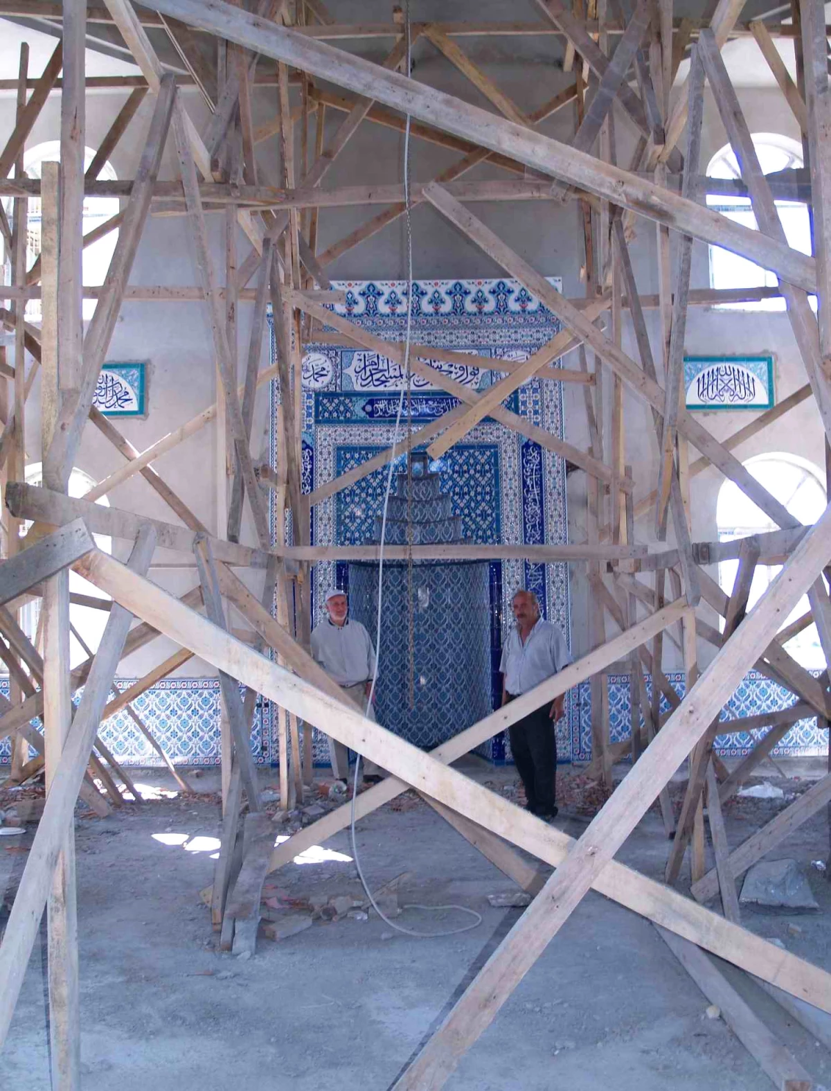 Gelibolu\'da Hamzakoy Camii İnşaatı Devam Ediyor