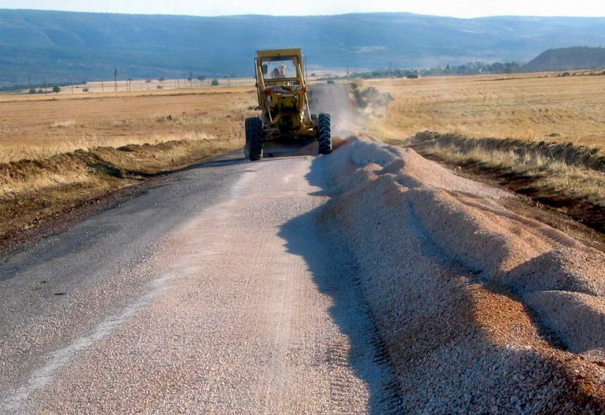 Gaziantep'te Köy Yolları Asfaltlanıyor