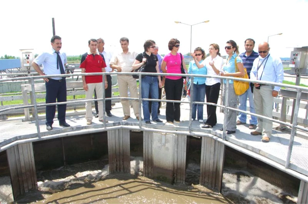 Belediye Uzmanları Kanalizasyon Atık Su Arıtma Tesislerini İnceledi