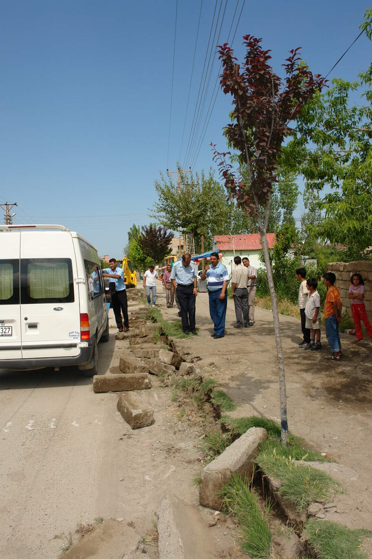 Erek Dağı Caddesi'nde Alt Yapı Çalışmaları
