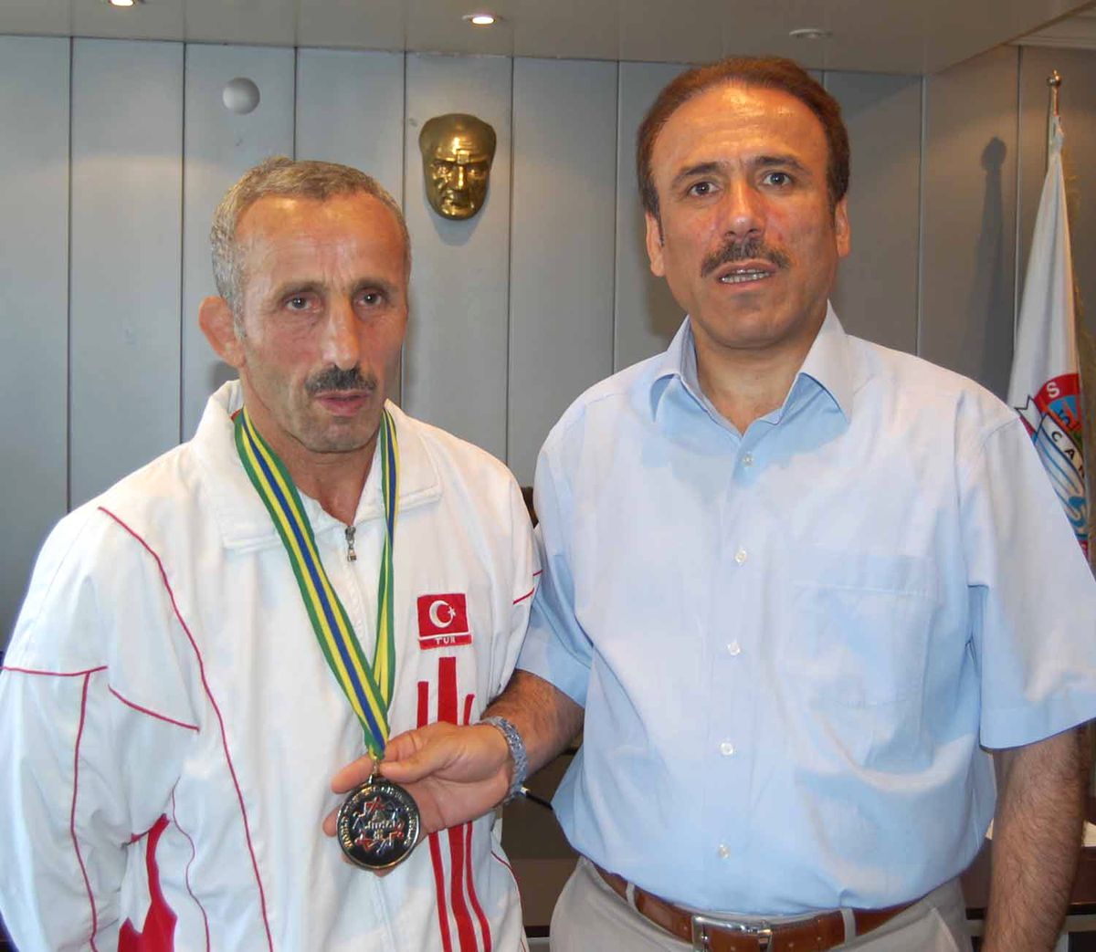 Masterlar Judo Dunya Sampıyonası'nda 2. Olan Imamoglu'ndan Baskan Genc'e Zıyaret