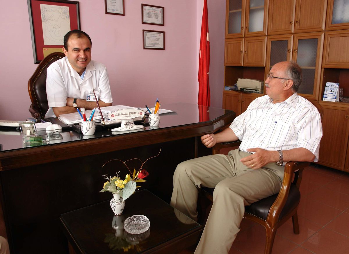 Başkan İça, Evliya Çelebi Devlet Hastanesi'ni Ziyaret Etti