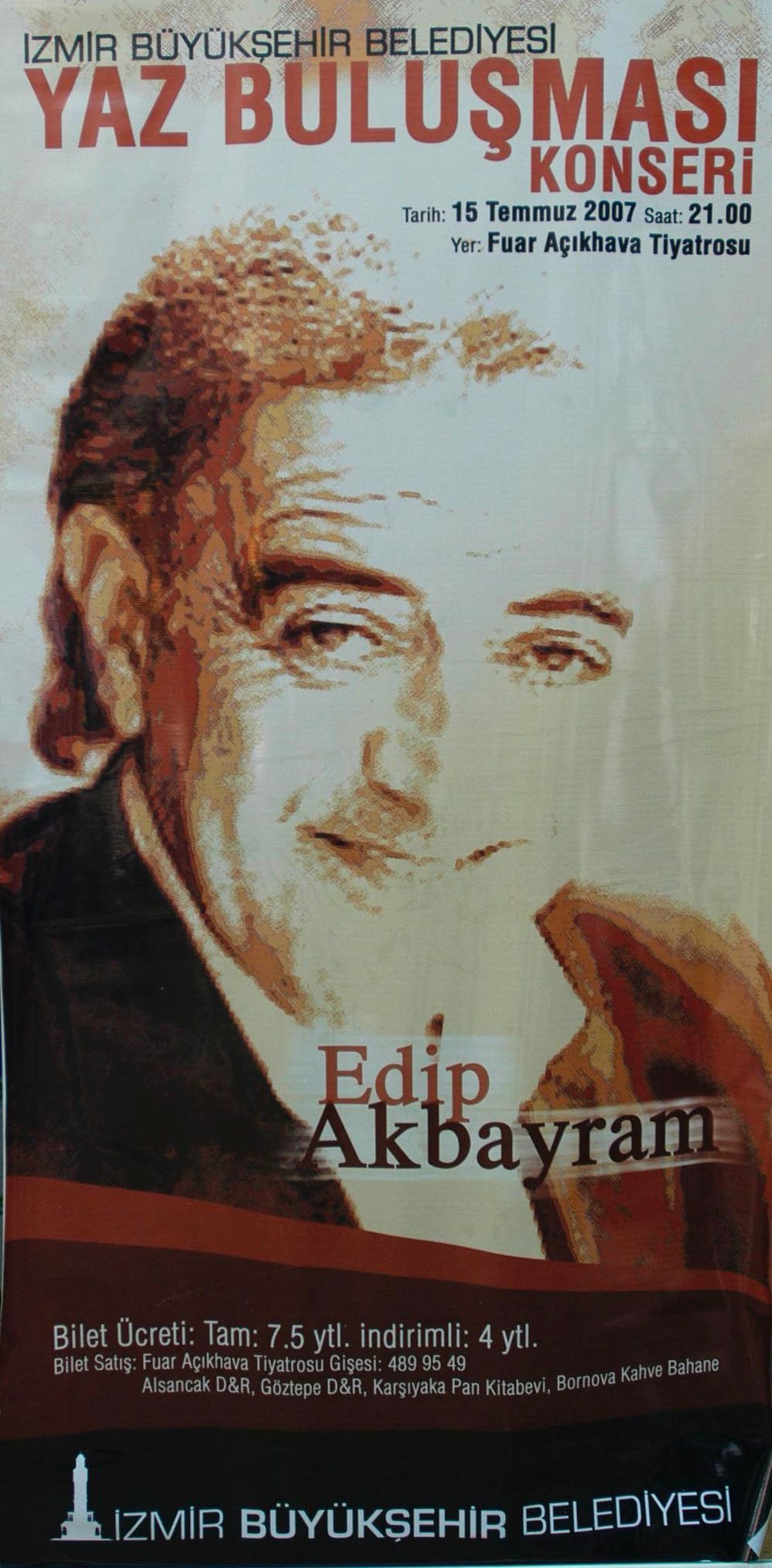 Edip Akbayram İzmirlilerle Buluşacak