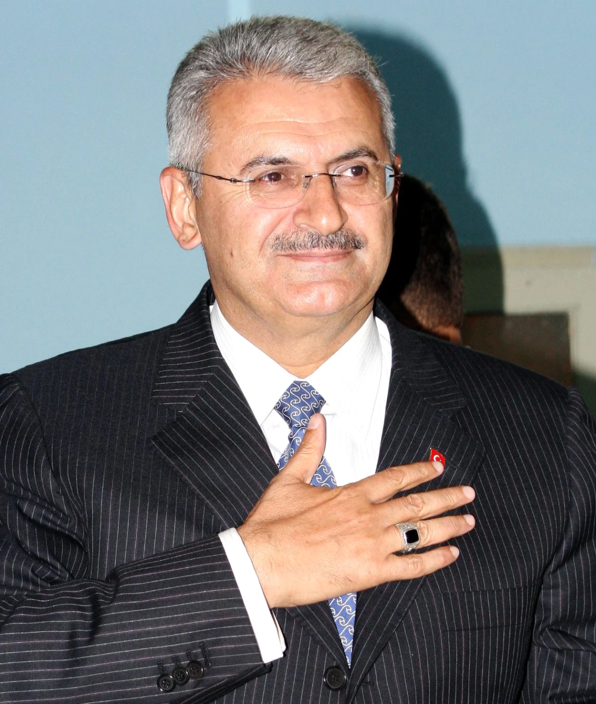 Eski Ulaştırma Bakanı Binali Yıldırım Erzincan\'da