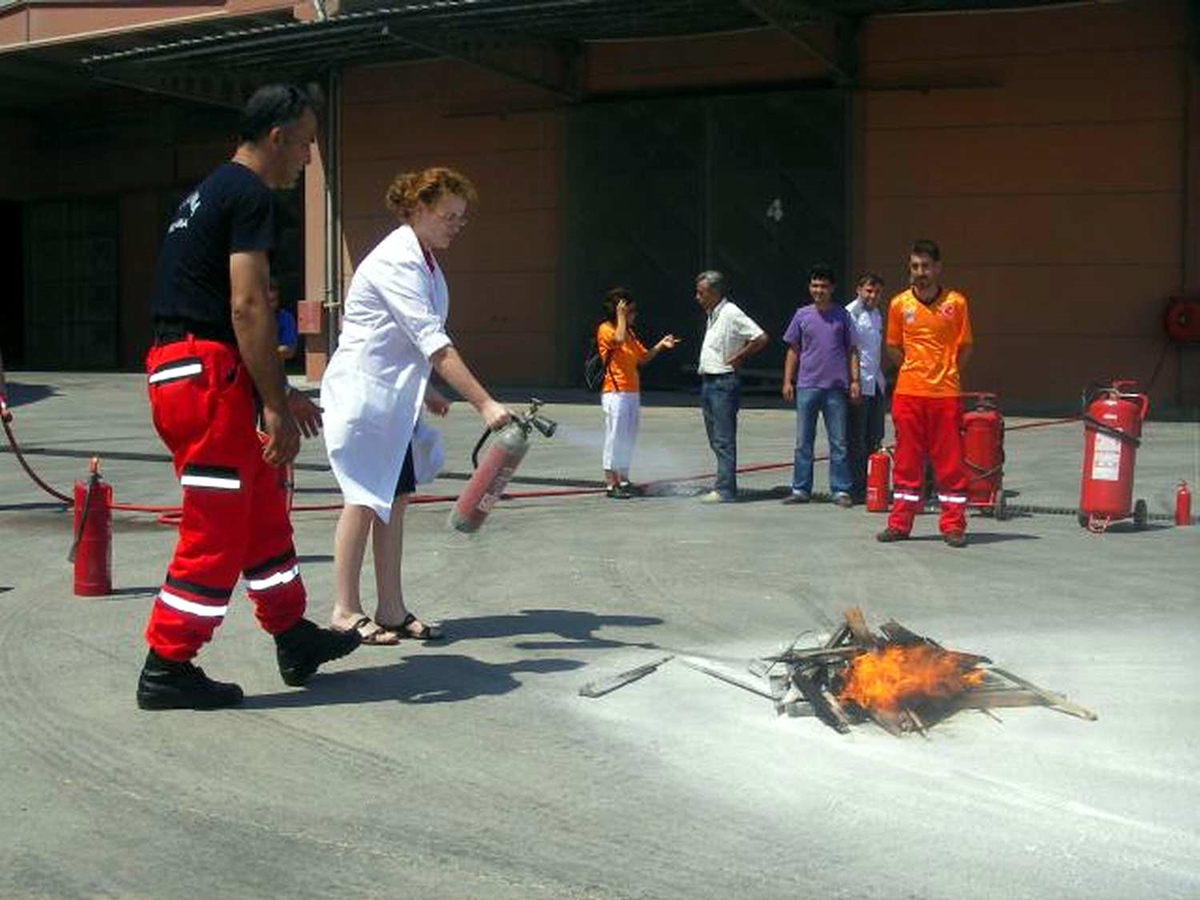 911'den Fabrikada Afet Eğitimi