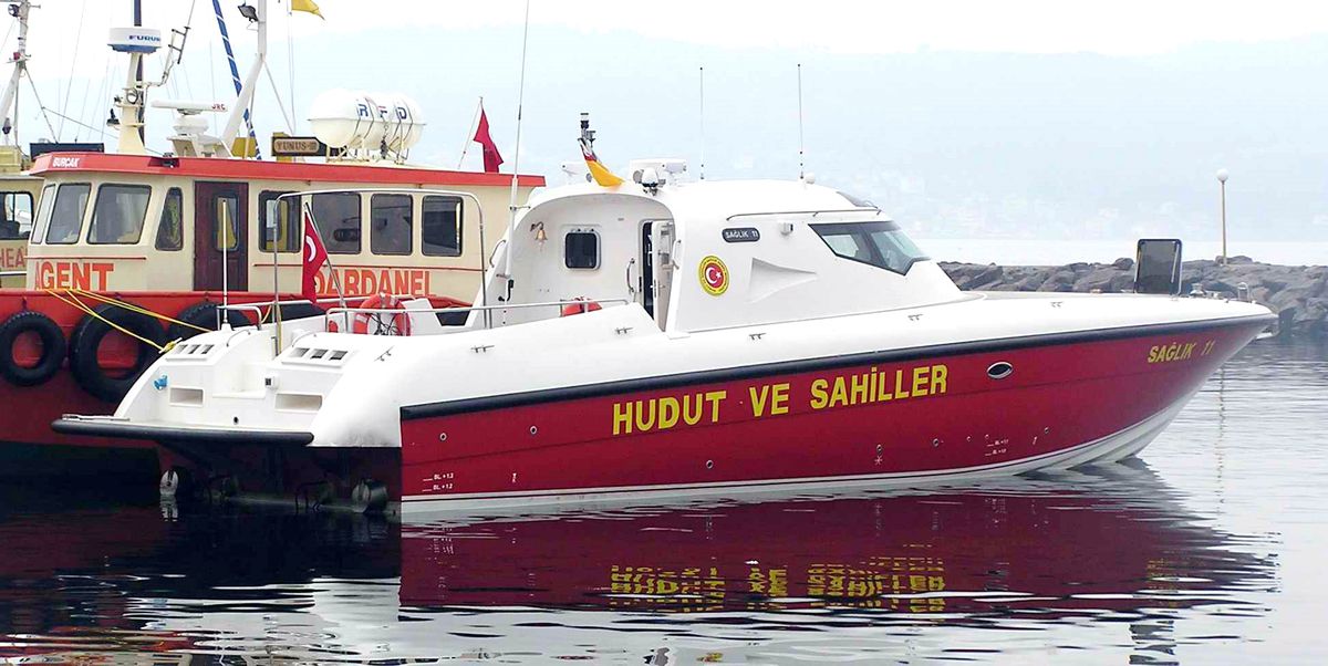 Çanakkale'de 2 Ambulans Bot Hizmete Girdi