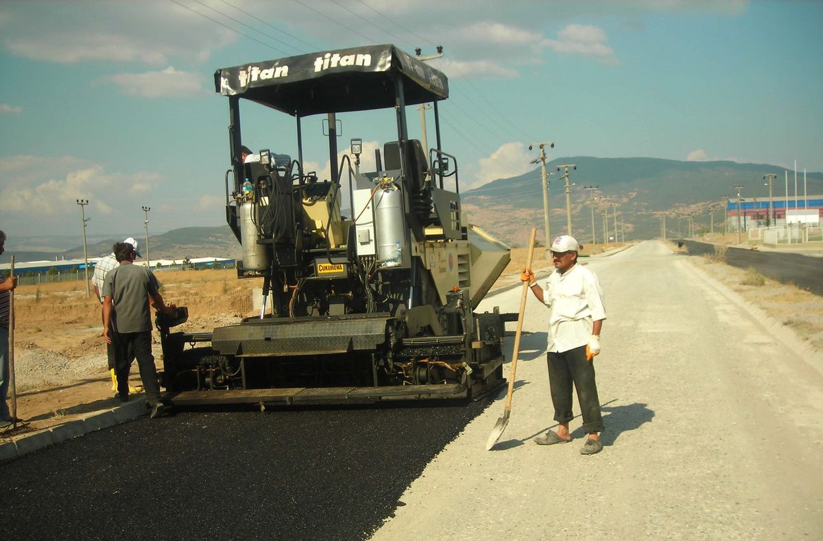Eflani İlçesinde Asfalt Çalışmaları