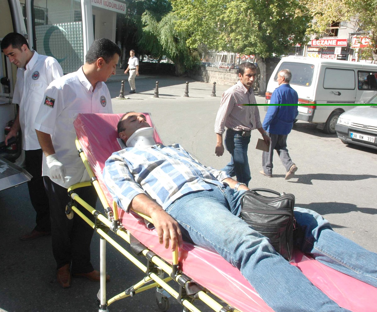 Kayseri'de Trafik Kazası: 1 Yaralı