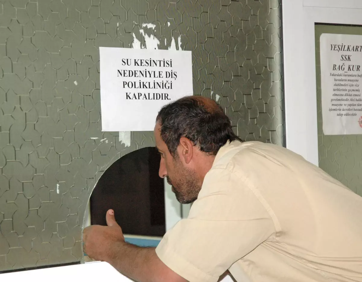 Mutki Devlet Hastanesi\'nin Suyu 5 Gündür Kesik