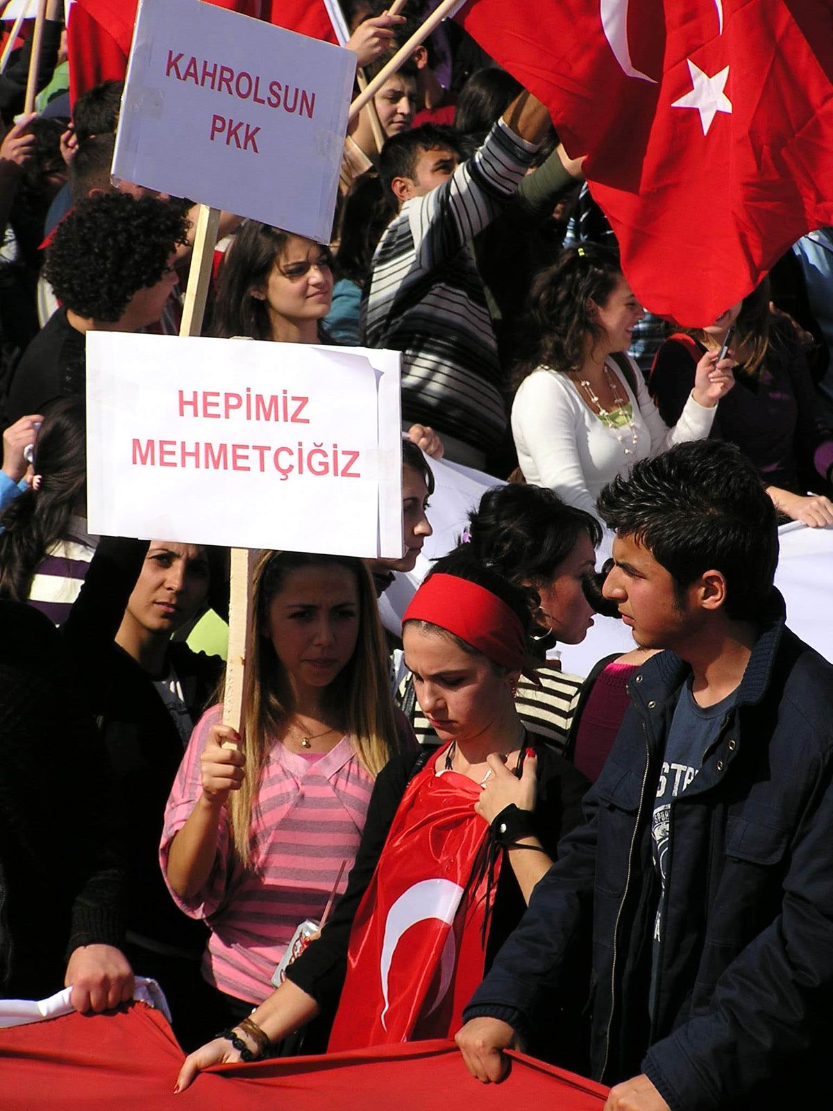 İnönü Üniversitesi'nde Terör Protestosu