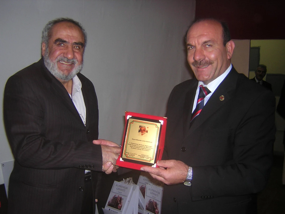 1. 2007 Uluslararası Tarihi Mustafa Necati Sepetçioğlu Roman ve Hikaye Yarışması Ödül Töreni