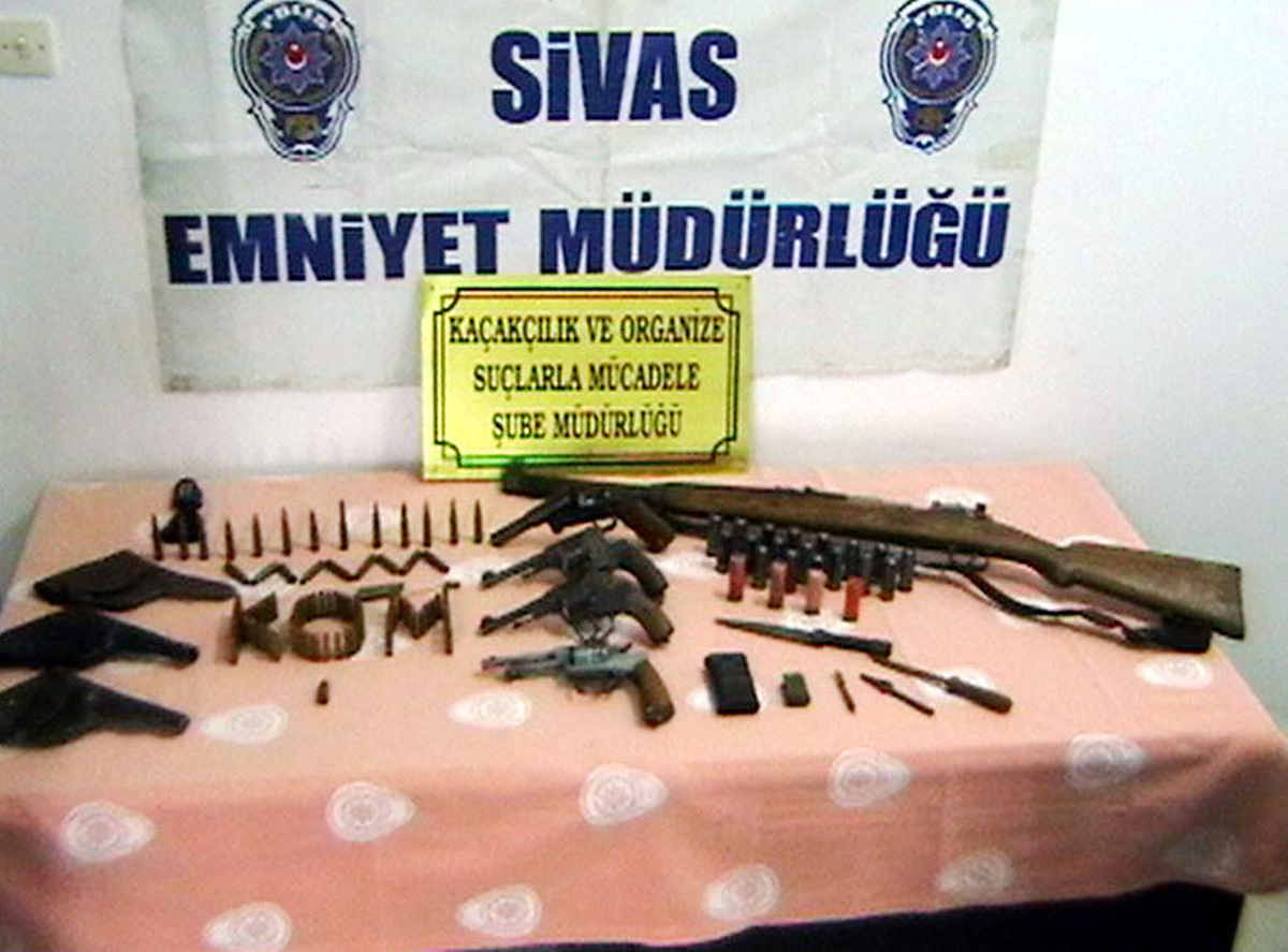 Sivas'ta Silah Operasyonu