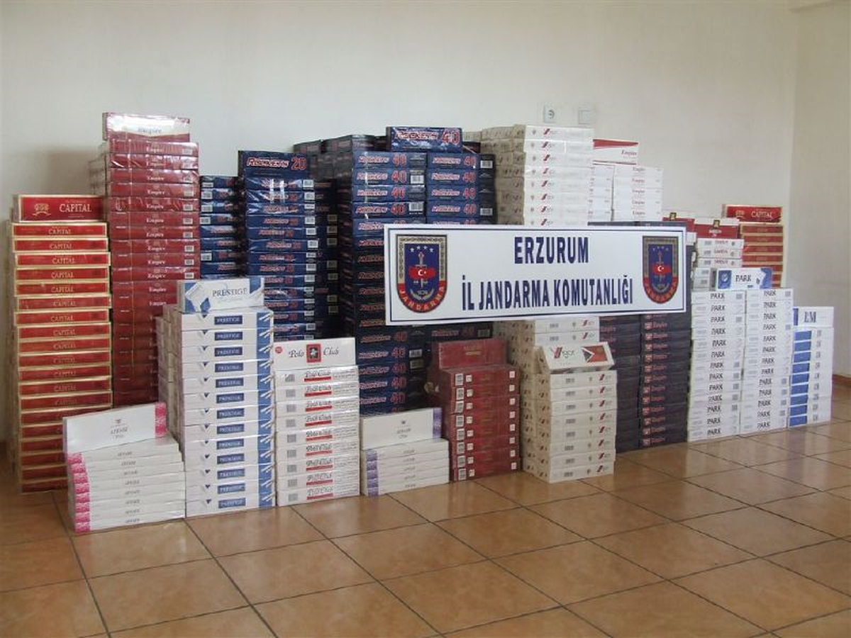 Jandarma'dan Kaçak Sigara Operasyonu
