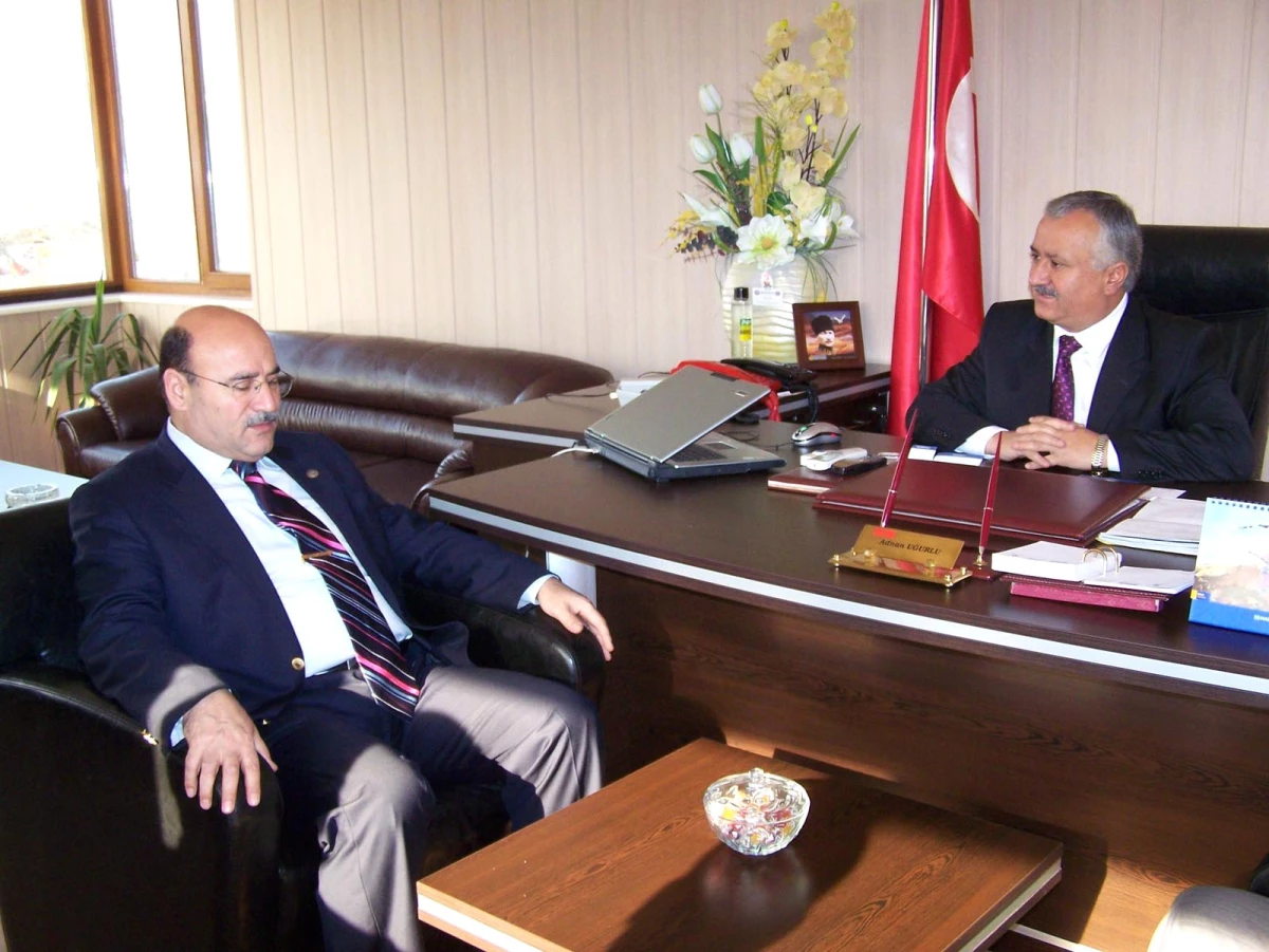 Bem-bir-sen Genel Başkanı Mürsel Turbay Korkuteli Belediyesini Ziyaret Etti