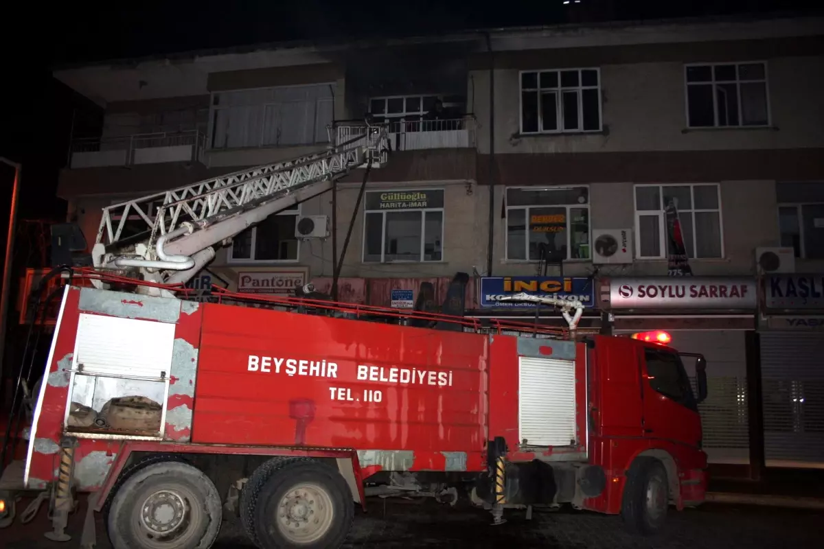 Beyşehir'de Yangın